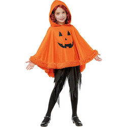 Παιδική Αποκριάτικη Στολή Πόντσο Κολοκύθα Halloween 232541
