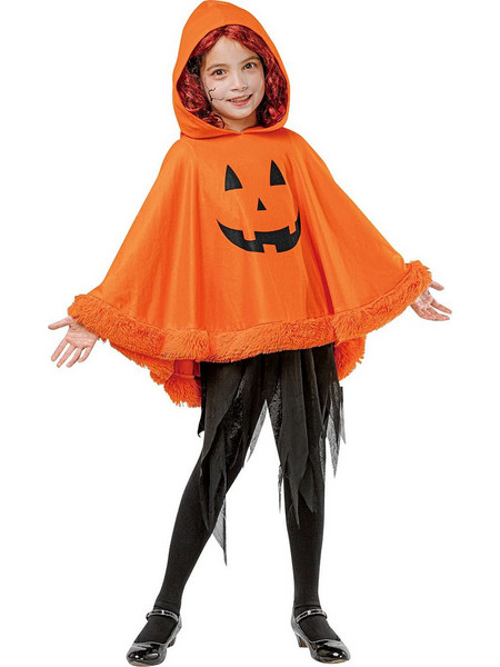 Παιδική Αποκριάτικη Στολή Πόντσο Κολοκύθα Halloween 232541