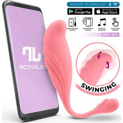 IntoYou Waving & Vibrating Egg Δονητής Egg για Ζευγάρια με App Control Ροζ