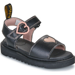Dr. Martens Παιδικά Πέδιλα για Κορίτσι Μαύρα Ροζ 40778001