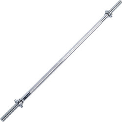 Tunturi 14TUSCL114 Ίσια Μπάρα 9kg Φ30mm 165cm με Βιδωτά Κολάρα