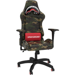 Sprayground Καρέκλα Gaming Υφασμάτινη με Ρυθμιζόμενα Μπράτσα Camo Shark Z584