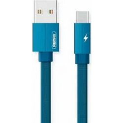 Remax RC-094a Flat USB-A to USB-C 2m Blue