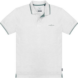 Double Ανδρική Μπλούζα Polo Κοντομάνικη Λευκή PS-3035