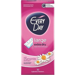 EveryDay Extra Dry Large Σερβιετάκια για Ελαφριά Ροή 30τμχ