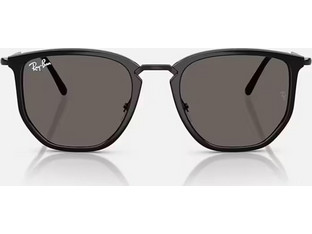 Ray-Ban RB4451 630631 Ανδρικά Γυαλιά Ηλίου Τετράγωνα Κοκάλινα Μαύρα με Μαύρο Φακό
