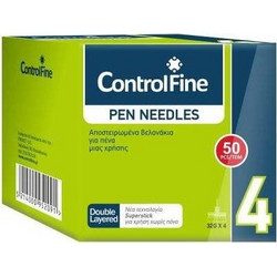 ControlBios ControlFine Βελόνες Ινσουλίνης 32G 4mm 50τμχ