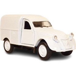 Welly Citroen 2CV Fourconette Λευκό 12296