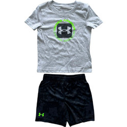 Under Armour Παιδικό Σετ για Κορίτσι Καλοκαιρινό Γκρι Μαύρο UASII27E-052