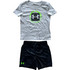Under Armour Παιδικό Σετ για Κορίτσι Καλοκαιρινό Γκρι Μαύρο UASII27E-052
