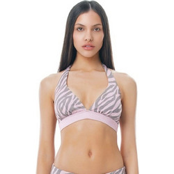 Bluepoint Candy Rush Bikini Top Τριγωνάκι με Ενίσχυση Animal Print Ροζ 25066002D-10