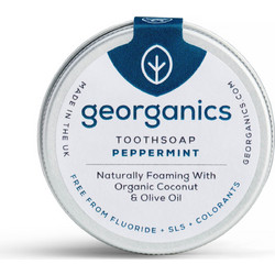 Georganics Peppermint Σαπούνι Δοντιών Χωρίς Φθόριο 30ml