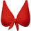 Rock Club Bikini Top Τριγωνάκι Κόκκινο BP-2431-400