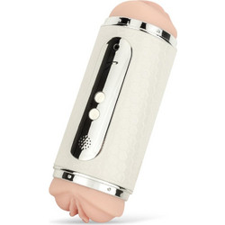Teazers Electric Double Pocket Pussy Αυνανιστήρι με Δόνηση White