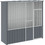 vidaXL Κλουβί Πτηνών Ανθρακί 215x78x200cm 172344