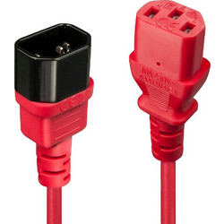 Lindy 30476 Προέκταση Καλωδίου Τροφοδοσίας IEC C14 to IEC C13 0.5m