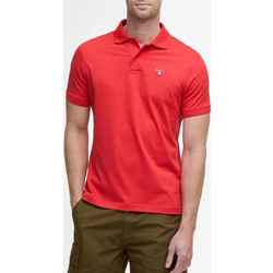 Barbour Ανδρική Μπλούζα Polo Κοντομάνικη Πορτοκαλί MML1471.BRRE52.4