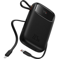 Baseus Qpow Pro+ Power Bank 20000mAh 22.5W με Θύρα USB-A & 2 Θύρες USB-C Black