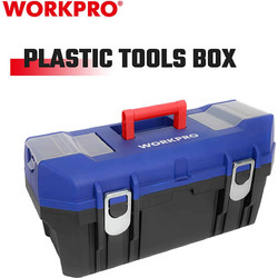 WORKPRO WP283017 Βαλίτσα Εργαλείων Πλαστική με Ταμπακιέρα Αδιάβροχη