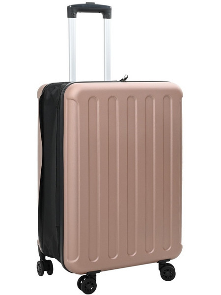 vidaXL 42006239 Βαλίτσα Μεσαία 66x43x27cm με 4 Ρόδες Ροζ Χρυσή