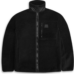 Rains Ανδρική Ζακέτα Fleece με Φερμουάρ Μαύρη RNSAW2419000-01