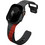 Uniq Stride De Rubber Λουράκι Σιλικόνης Charcoal / Red (Apple Watch 44 / 45 / 46 / 49mm)
