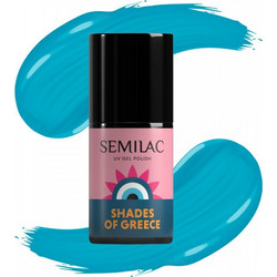 Semilac Shades Of Greece A706 Aegean Blue Ημιμόνιμο Βερνίκι Νυχιών 7ml