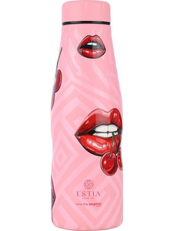 Estia Travel Flask Save The Aegean Blush Pop 500ml