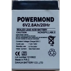 Powermond 101-042 Μπαταρία VRLA 6V 2.8Ah