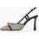 Mortoglou Γόβες Slingback Δερμάτινες με Τακούνι Στιλέτο Μαύρες Λευκές 2548.74953