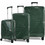 Playbags Collection KB002 Σετ Βαλίτσες 3τμχ Πράσινες