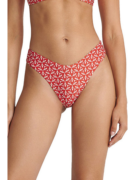 BLU4U Ψηλόμεσο Bikini Brazil Κοραλί 25365262-20