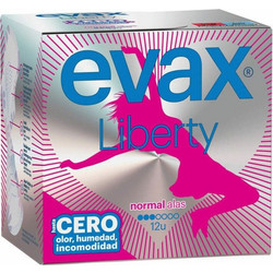 Evax Liberty Normal Σερβιέτες με Φτερά για Κανονική Ροή 3 Σταγόνες 12τμχ