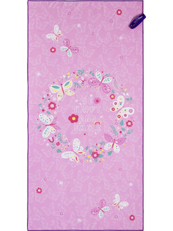 Nima Be Happy Παιδική Πετσέτα Θαλάσσης Microfiber Ροζ 70x140cm