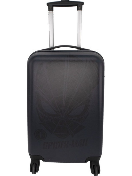Nautica Spider-Man 2953 Παιδική Βαλίτσα Καμπίνας 57x35x22cm με 4 Ρόδες Μαύρη