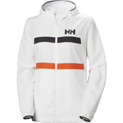 Helly Hansen Salt Stripe Αθλητικό Γυναικείο Μπουφάν Softshell Μακρύ Αντιανεμικό Λευκό 34455-001