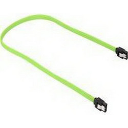 Sharkoon Καλώδιο Τροφοδοσίας 7-Pin SATA III to 7-Pin SATA III 0.3m Green 4044951016624