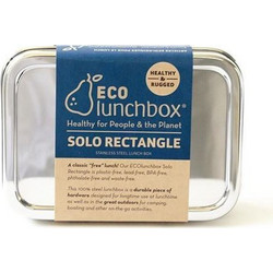 Solo ECOlunchbox Solo Δοχείο Φαγητού Inox 850ml Ασημί
