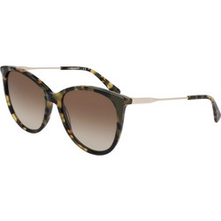Longchamp LO746S 5516320 Γυναικεία Γυαλιά Ηλίου Στρογγυλά Ταρταρούγα Χρυσό με Καφέ Φακό