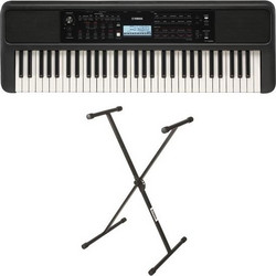 Yamaha PSR-E383 Standard Bundle II Αρμόνιο με 61 Βαρυκεντρισμένα Πλήκτρα