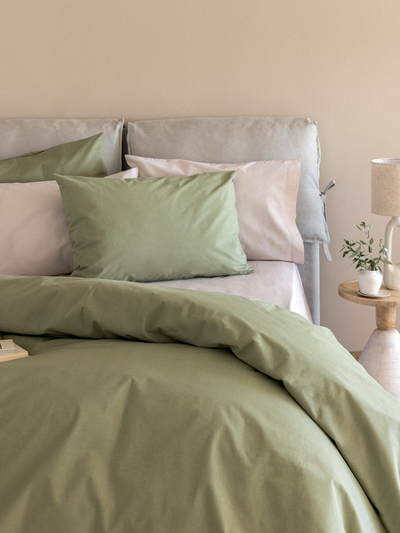 Palamaiki Σεντόνι King Size Βαμβακερό με Λάστιχο 180x200+32 Etoile 2 Khaki
