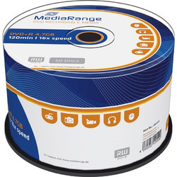 MediaRange MR445 Εγγράψιμα DVD+R 16x 4.7GB Cake Box 50τμχ