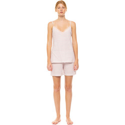Pink Label Babydoll Καλοκαιρινό Βαμβακερό Σομόν S1522