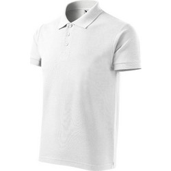 Malfini Ανδρική Αθλητική Μπλούζα Polo Λευκή MLI-21500