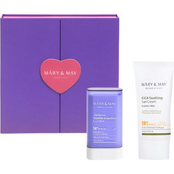 Mary & May Cica Soothing Sun Cream SPF50 50ml + Peptide Bakuchiol Stick SPF50 18gr