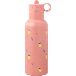 Fresk Summer Fruit Παιδικό Παγούρι Θερμός Ανοξείδωτο BPA Free με Καλαμάκι Σομόν 500ml
