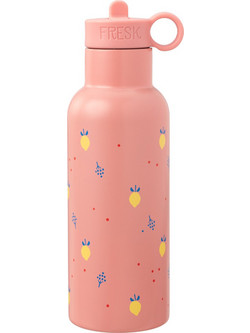 Fresk Summer Fruit Παιδικό Παγούρι Θερμός Ανοξείδωτο BPA Free με Καλαμάκι Σομόν 500ml