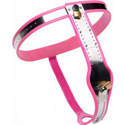 Master Series Stainless Female Chastity Belt Pink Ζώνη Αγνότητας