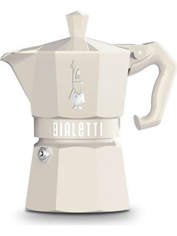 Bialetti Moka Exclusive Cream Μπρίκι Espresso 3Cups Μπεζ