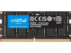 Crucial 32GB (1X32GB) DDR5 RAM 6400MHz C52 SoDimm CT32G64C52CS5